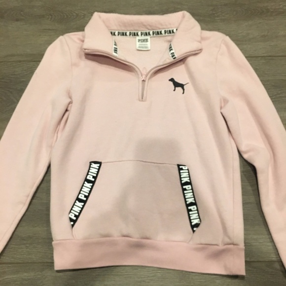 PINK pink Quarter Zip - Picture 1 of 2
